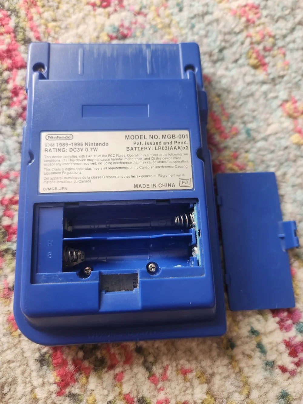 Nintendo Game Boy Pocket Handheld - Blue